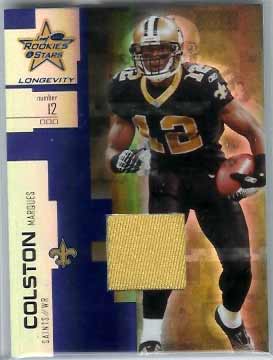 2007 Leaf Rookies & Stars Longetivity Marques Colston
